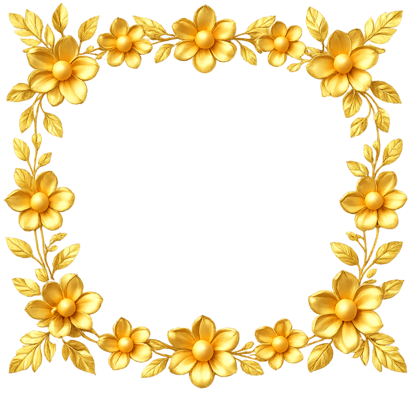 decorative floral edges illustration - Photo #1857 - DirectPNG ...