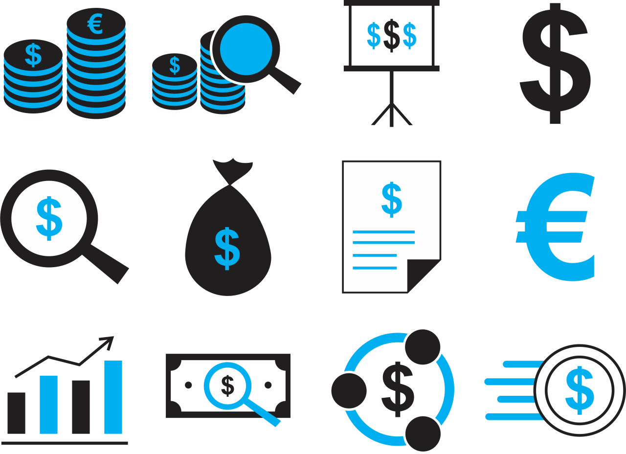 modern finance vector icon set - Photo #1912 - DirectPNG - Download ...